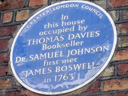 Davies, Thomas - Johnson, Doctor Samuel - Boswell, James (id=291)